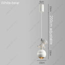 Axyaa LED Bear Pendant Lamp Touch-Sensing Suspension Light