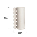 Geometric Resin Vase for Artificial Flowers by Axyaa: Modern Table Decoration