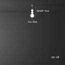 Axyaa LED Magic Bean Brass Ball Chandelier for Modern Living Room & Bar Counter