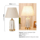 Axyaa Luxe Ceramic Table Lamp for Elegant Living Spaces