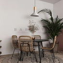 Axyaa Industrial Cement Pendant Light Grey Loft Design for Art Studio & Home