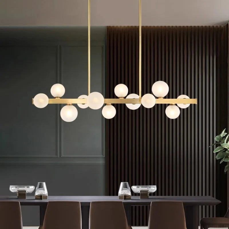 Axyaa Modern Dining Room Pendant Light LED Chandelier Ceiling Lamp