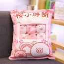 Axyaa Snack Bag Pillow Bunny Bunny Dinosaur Penguin Cherry Blossom Mini Ornaments
