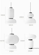 Noguchi Style Pendant Light by Axyaa- Japanese Rice Paper Lamp for Homestay Living Room