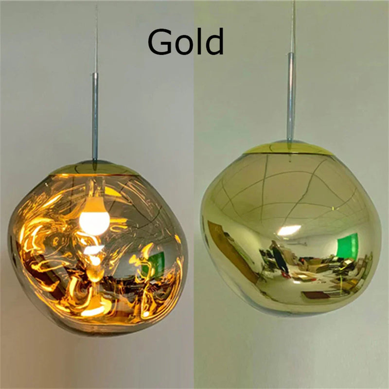 Axyaa LED Pendant Lava Lamp: Modern PVC Lighting for Home Decor & Kitchen Fixtures