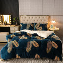 Axyaa Plush Winter Blanket - Super Thick Milk Fleece Comforter