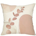 Geometric Leaf Pattern Pillow Cover for Bohemian Home Decor - Axyaa