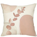 Geometric Leaf Pattern Pillow Cover for Bohemian Home Decor - Axyaa