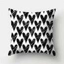 Axyaa Geometric Print Polyester Sofa Cushion Covers Home Decor Pillowcase