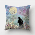 Axyaa Butterfly Cat Animals Design Pillowcase - Nordic Home Decor