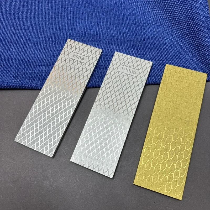 Axya Double Sided Knife Sharpener - Premium Quality Diamond Plate Stone