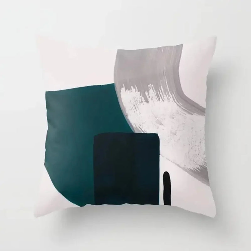 Geometric Abstract Pillow Case 45x45cm Axyaa Home Decor Square Cushion Cover