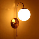 Axyaa Modern LED Wall Lamp for Living Bedroom, Minimalist Iron Sconce