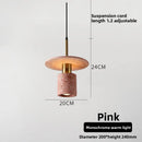 Axyaa Nordic Terrazzo Metal Pendant Chandelier for Dining Living Room