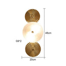 Luxury Gold Crystal LED Wall Light by Axyaa for Living Room & Bedroom Decor