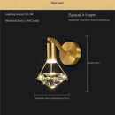 Axyaa Modern LED Crystal Wall Lamp for Bedroom & Living Room Lighting
