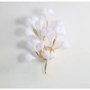 Axyaa Ginkgo Leaf Wall Lamp: Elegant Bedside & Living Room Decor Lighting