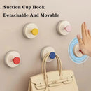 Axyaa Suction Cup Towel Hooks: Wall Hanger Storage Accessory
