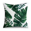 Axyaa Tropical Plant Leaves Pillowcase 45*45cm