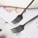 Axyaa Luxury Matte Stainless Steel Cutlery Set - 16 Piece Kitchen Tableware Silverware Set
