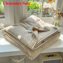 Axyaa Summer Cool Quilt - Washed Cotton Embroidered Soybean Quilt