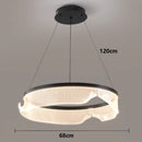 Axyaa Modern Home Decor LED Pendant Light Chandeliers for Living Room Dining Room