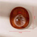 Axyaa Wall-Mounted Glass Flowerpot Vase: Home Decor Fish Tank Pendant Hydroponics Pot