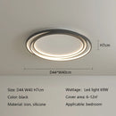 Axyaa Modern Simple Bedroom LED Ceiling Lights Dimmable Round Luster Lamp