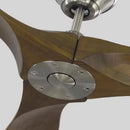 Axyaa Retro Solid Wood Ceiling Fan with Variable Frequency for Dining & Living Room