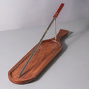 Axya BBQ Set: Spanish Kebab & Western Food Skewers on Hotel Wooden Tableware
