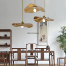Axyaa Lotus Leaf LED Chandelier: Modern Nordic Style Pendant Light for Home Interior