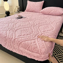 Axyaa Warm Flannel Fitted Sheets - 90/150/180/200 Sizes
