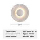 Axyaa Circle LED Wall Light Modern Nordic Minimalist Living Room Sconce