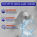 Stainless Steel Suction Cup Hooks by Axyaa - Bathroom Towel Holders & Hooks