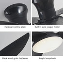 Axyaa Modern LED Ceiling Fan Light: Remote Control Dimmable, Strong Wind, Smart App Integration.