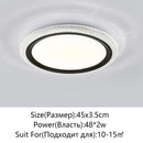 Axyaa LED Ring Ceiling Light: Modern Indoor Bedroom Dining Room Lighting Luster