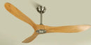 Axyaa 88-Inch DC Motor Ceiling Fan with Remote Control and Wood Blades
