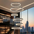 Axyaa Modern Pendant Light LED Chandelier Indoor Ceiling Lamp for Elegant Dining Room