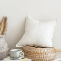 Axyaa Linen Fringed Cushion Cover for Home Decor on Bed Sofa Couch