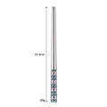 Axyaa Stainless Steel Korean Spoon Chopsticks Set