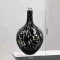 Axyaa Large-Bellied & Small-Mouthed Vase: Glass Home Decoration for Stylish Vase Placement