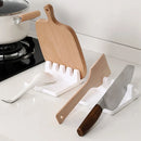 Axyaa Spoon Rests Lid Holder Spatula Stand Non-slip Kitchen Organizer