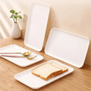 Axya White Plastic Tray: Simple Multi-function Storage for Home Kitchen and Bathroom