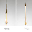Axyaa Crystal Chandeliers - Nordic Luxury Water Drop Pendant Lights