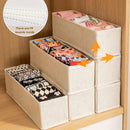 Axyaa Fabric Underwear Drawer Organizers for Closet Organization and Storage-Socks, Underwear, Ties.