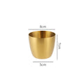 Axyaa Stainless Steel Beer Cups Korean Restaurant Coffee Cup Drinkware