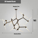 Axyaa Gold Luxury LED Chandelier for Home Decor