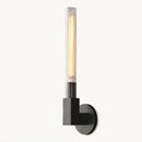 Axyaa Double Heads Copper Wall Led Lights - North America Style Glass Stair Bedroom Lamps