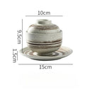 Axyaa Ceramic Soup Cup with Cover, Versatile Tableware Bowl for Soup, Stew, Dessert