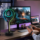 Axyaa Heart Spiral Desk Lamp: Artistic USB Color-changing Light for Any Room